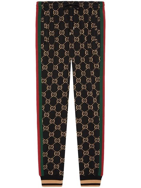 gucci tan leather 13 opening pants|farfetch Gucci pants.